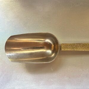 Silver-Tone Bling Handled Ice scoop